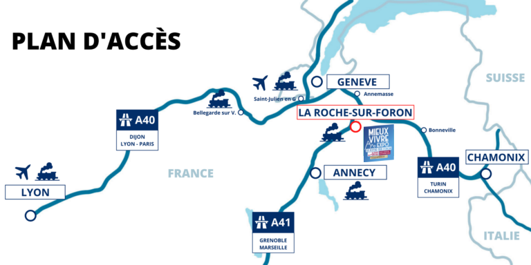 Plan accès Mieux Vivre Expo - Naturellia