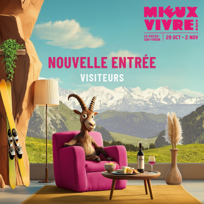 Mieux Vivre Expo 2026 : nouvelle entrée visiteurs !